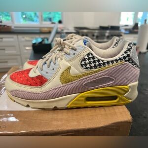 Nike Air Max 90 Patchwork Women's Size 9 Multicolor EUC